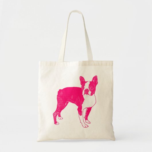 Hot Pink Boston Tote Bag (Voorkant)