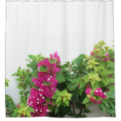Hot Pink Bougainvillea Flowers Douchegordijn (Voorkant)