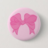 Hot Pink Bow Button (Voorkant)