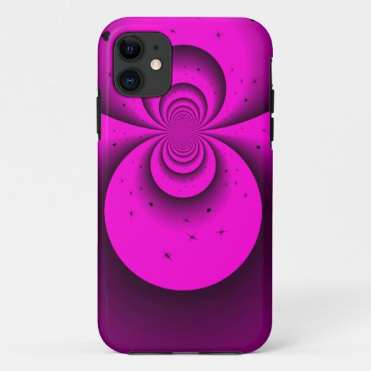 HOT PINK BUBBLE PHONE CASE (Achterkant)