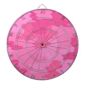 Hot Pink Camouflage Dart Board Dartbord (Voorkant)