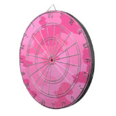 Hot Pink Camouflage Dart Board Dartbord (Voorkant Rechts)
