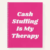 Hot Pink Cash Stuffing is mijn therapiefoute Notitieboek (Voorkant)