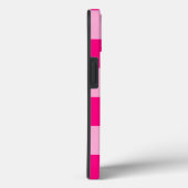  Hot Pink Checker & Happy Smile Faces Case-Mate iPhone Case (Achterkant / Rechts)