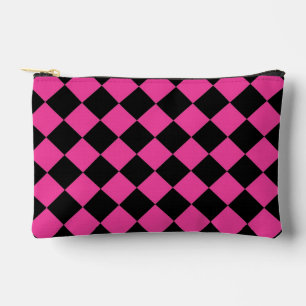 Hot Pink Checkers Etui