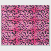 Hot Pink Cheetah Cadeaupapier (Vlak)