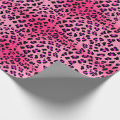 Hot Pink Cheetah Cadeaupapier (Hoek)