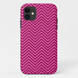 Hot Pink Chevron Pattern Case-Mate iPhone Case