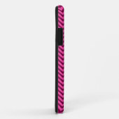 Hot Pink Chevron Pattern Case-Mate iPhone Case (Achterkant/rechts)