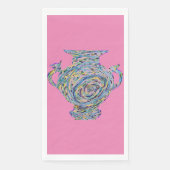 Hot Pink Chinoiserie Ginger Jar Jars Servet (Voorkant)