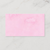 Hot Pink Chrysanthemum Visitekaartje (Achterkant)