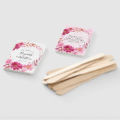 Hot Pink Chrysanthemum Wedding Handwaaier (Niet-gemonteerd)