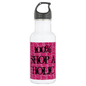 Hot Pink Crocodile Skin 32 oz. Waterfles (Voorkant)