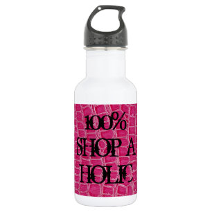 Hot Pink Crocodile Skin 32 oz. Waterfles