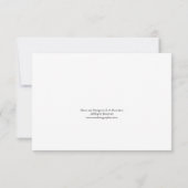 Hot Pink Crysanthemem Floral Kaart (Achterkant)