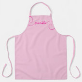 Hot Pink Curly Signature Schort (Voorkant)