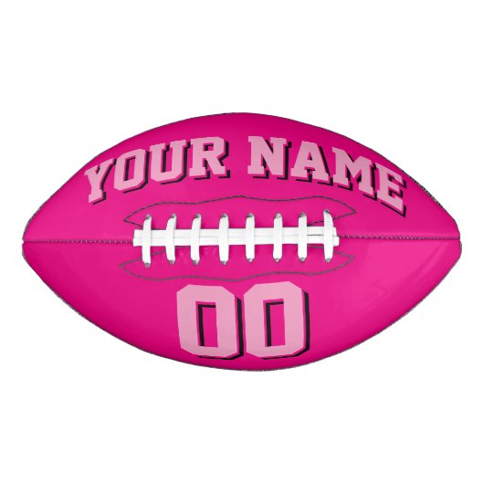 HOT PINK Custom Football (Voorkant)