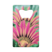 Hot Pink Daisy Creditkaart Flessenopener (Achterkant)