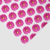Hot Pink Daisy Floral Tissue Paper Tissuepapier (Detail)