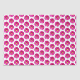 Hot Pink Daisy Floral Tissue Paper Tissuepapier