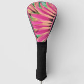 Hot Pink Daisy Petals Golfheadcover (Voorkant)
