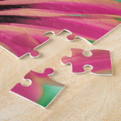 Hot Pink Daisy Petals Legpuzzel (Zijkant)