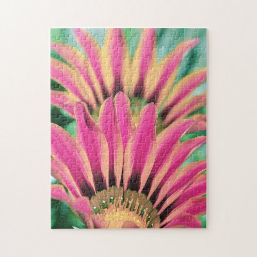 Hot Pink Daisy Petals Legpuzzel (Verticaal)