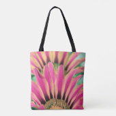 Hot Pink Daisy Petals Tote Bag (Achterkant)