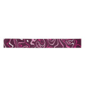 Hot pink damascus abstract swirls cool pattern satijnen lint (Voorkant)