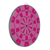 Hot pink dartbord (Voorkant Links)