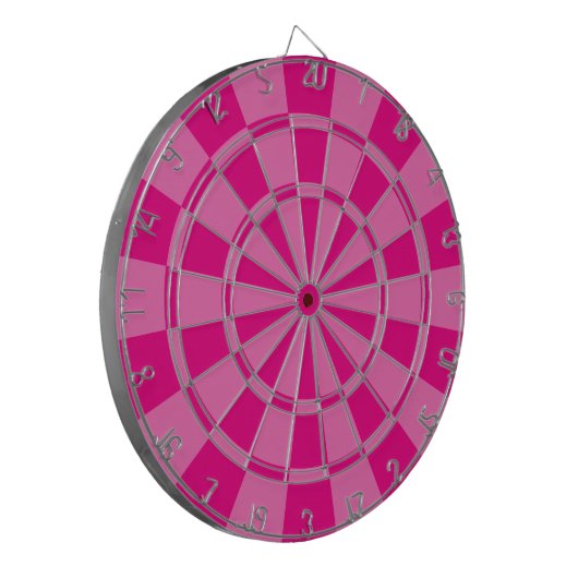 Hot pink dartbord (Voorkant Links)