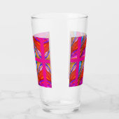 Hot Pink Desert Inspirations drink glas (Links)