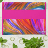 Hot Pink Desert Inspirations keukenhanddoek (Gevouwen)