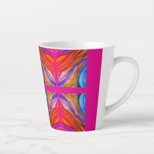 Hot Pink Desert Inspirations Latte Mok