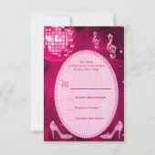 Hot Pink Disco Ball Sparkle Heels RSVP (Achterkant)