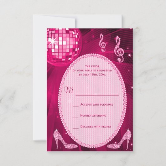 Hot Pink Disco Ball Sparkle Heels RSVP (Achterkant)