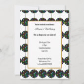 HOT PINK DISCO PARTITY THEMA GOUD ALL OCCASION KAART (Voorkant)