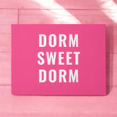 Hot Pink Dorm Sweet Dorm Deurmat