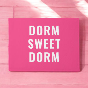 Hot Pink Dorm Sweet Dorm Deurmat