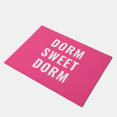 Hot Pink Dorm Sweet Dorm Deurmat (Schuin)