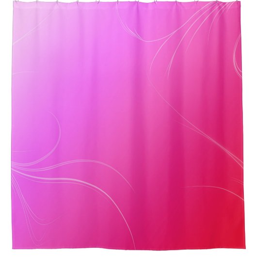 Hot pink douchegordijn (Voorkant)