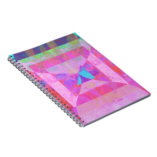 Hot Pink Dream #1 Mixed Media Spiral Notitieboek (Rechterzijde)