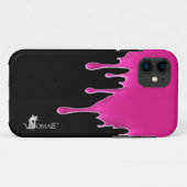 Hot Pink Drip iPhone 5 Hoesjes (Achterkant (horizontaal))