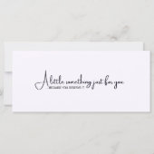 Hot Pink en Goud Cadeaubon (Achterkant)