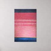 Hot Pink en Navy Abstract 2 - Canvasprint Canvas Afdruk (Voorkant)