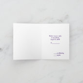 Hot Pink en Turquoise Sweet 16 Birthday RSVP (Binnen)