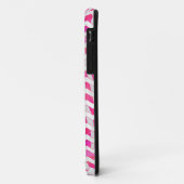 Hot Pink en White Chevron Zebra Case-Mate iPhone Case (Achterkant/links)