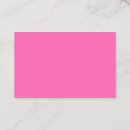 Hot Pink Europees Visitekaartje (Achterkant)