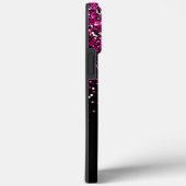 Hot Pink Faux Glitter Bokeh Case-Mate iPhone Case (Achterkant / Rechts)