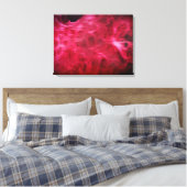 Hot Pink Fire en Flame Canvas Art (Insitu (Slaapkamer))